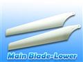 EBL006-W Xtreme Main Blade-Lower White (Big Lama)